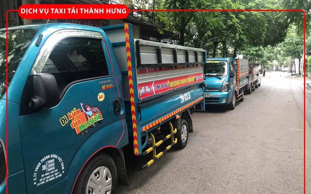Xe tải chuyển nhà Thành Hưng, nhiều loại xe, phục vụ Hà Nội và TP.HCM