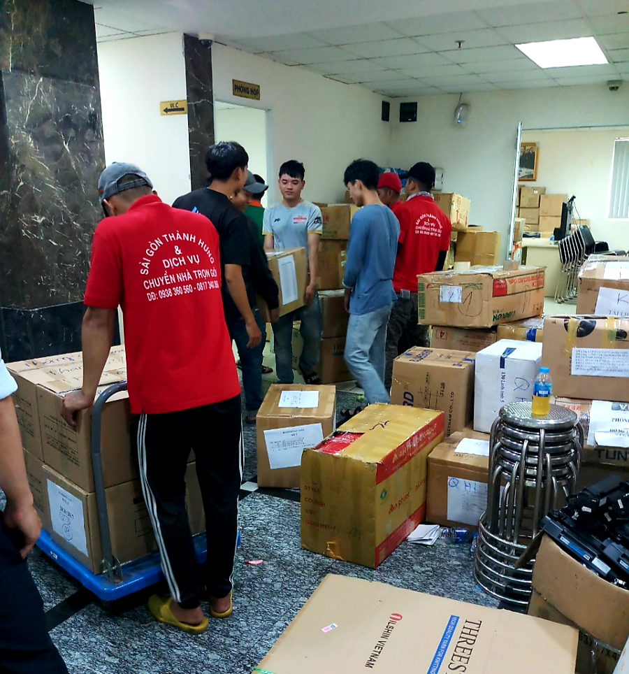 Bảng giá chuyển nhà tại văn phòng Thành Hưng
