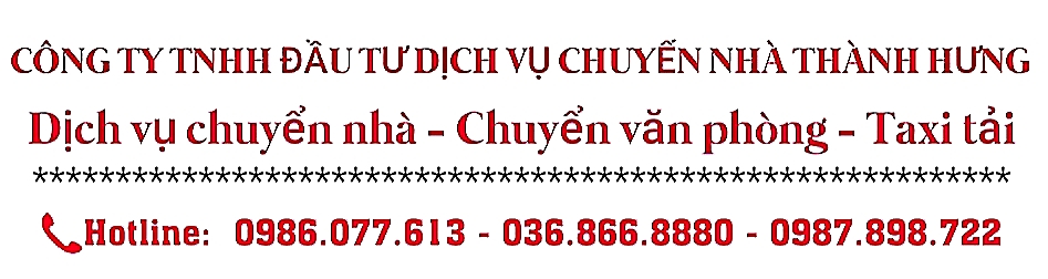 CÔNG TY TNHH ĐẦU TƯ DỊCH VỤ CHUYỂN NHÀ THÀNH HƯNG